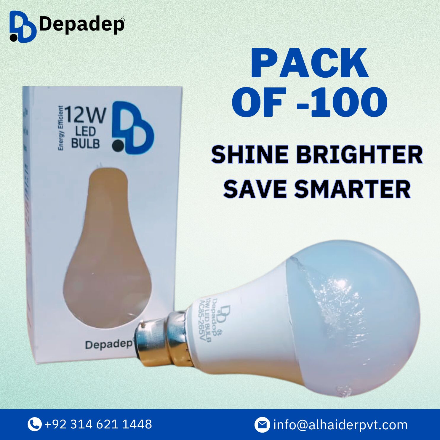 12 Watt LED Bulb Pack Of 100